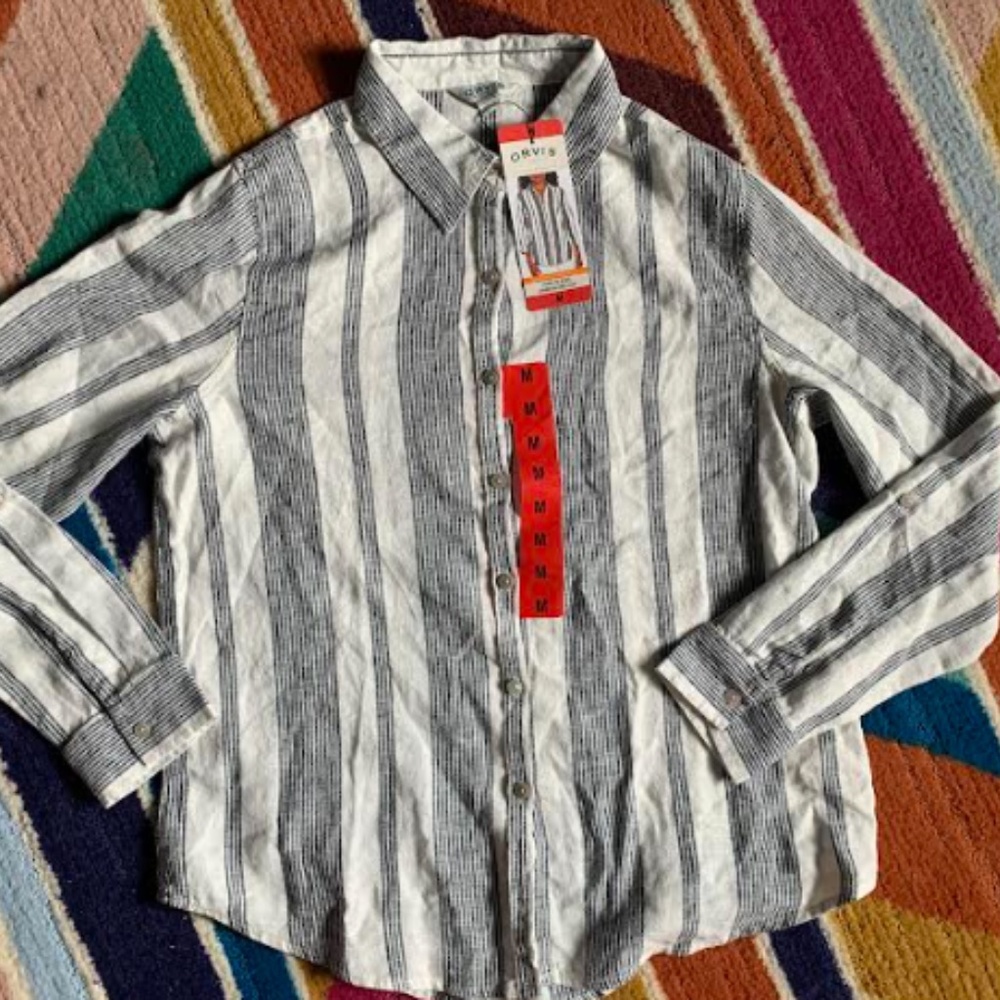 🆕 Orvis Linen Top - Picture 5 of 12